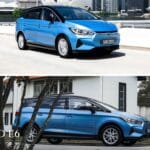 two images of Byd E6 available in Nepal