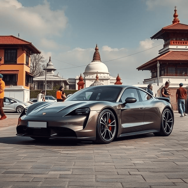 Porsche Taycan Turbo S in Nepal